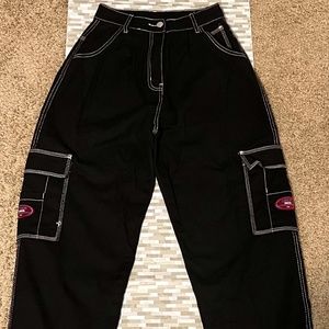 high waist  cargo pants